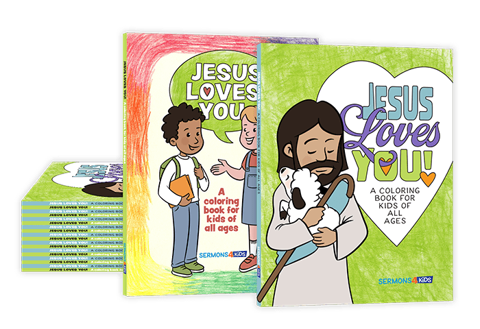 Jesus Loves You Coloring Book 20-Pack