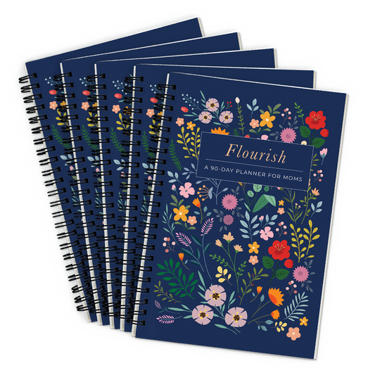 Flourish: A 90-Day Planner for Moms 5-Pack
