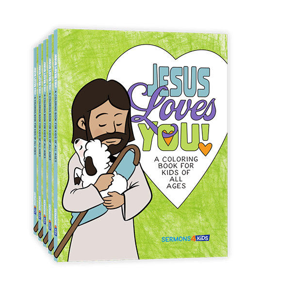 Jesus Loves You Coloring Book - Good Shepherd 5-Pack