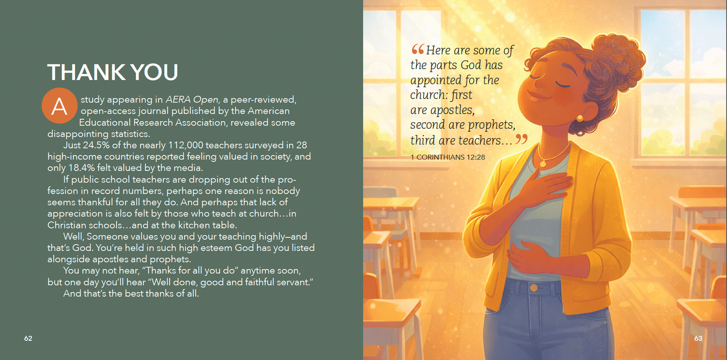 30 Devotions for Teachers - Gift Book