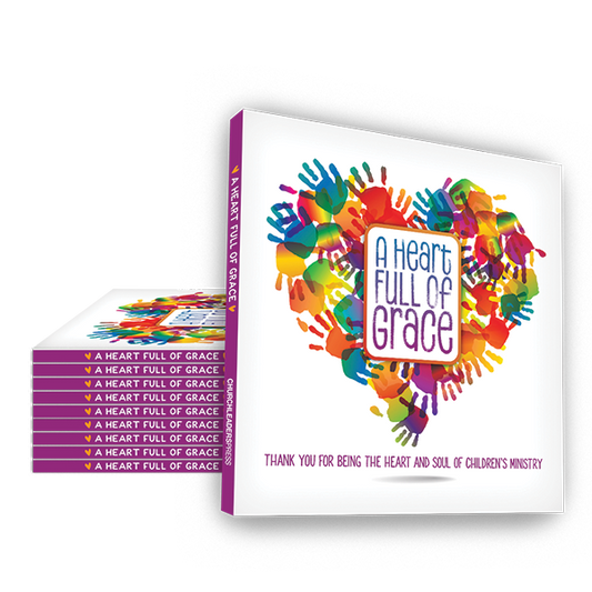 A Heart Full of Grace — 10 Pack of Children's Ministry Volunteer Gift Books