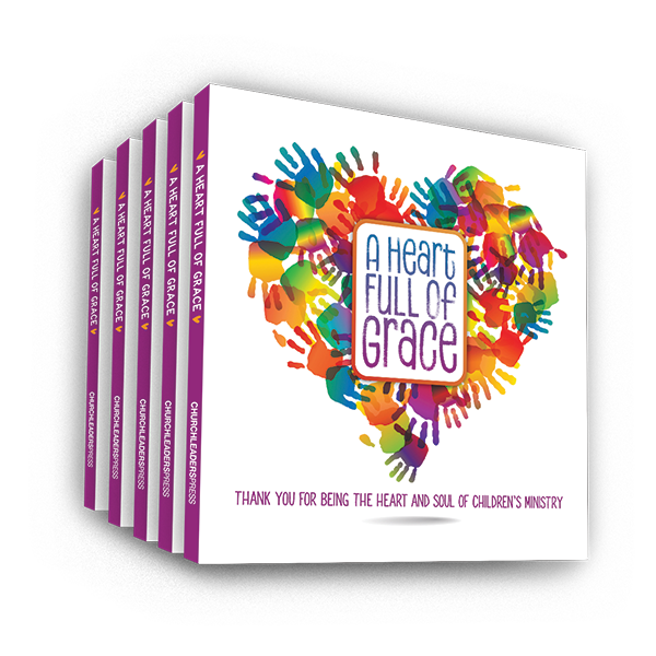 A Heart Full of Grace — 5 Pack of Children's Ministry Volunteer Gift Books