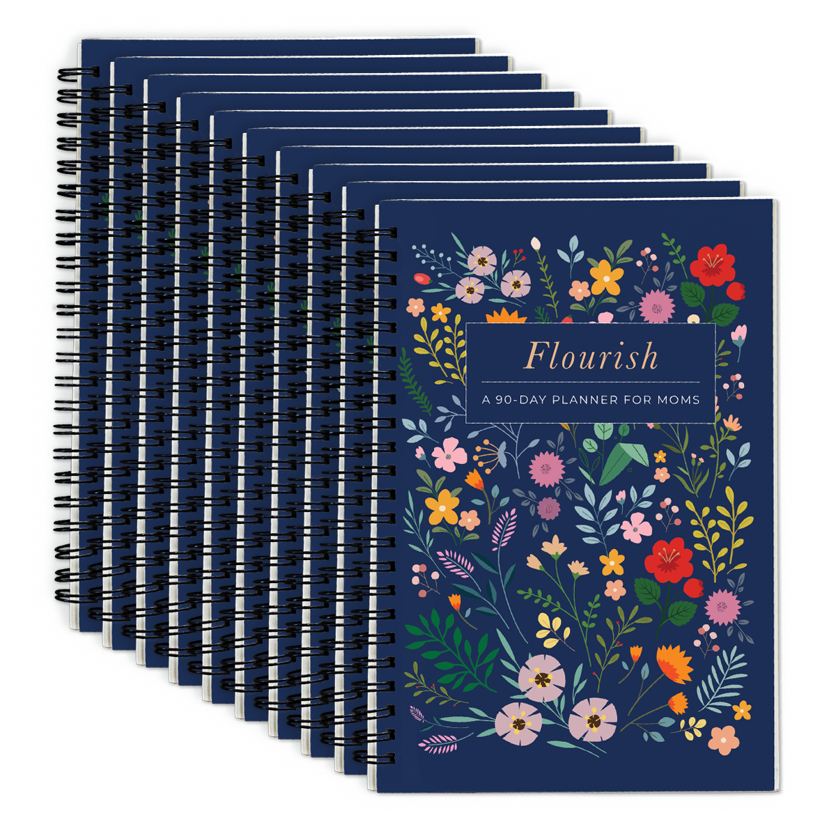 Flourish: A 90-Day Planner for Moms 10-Pack