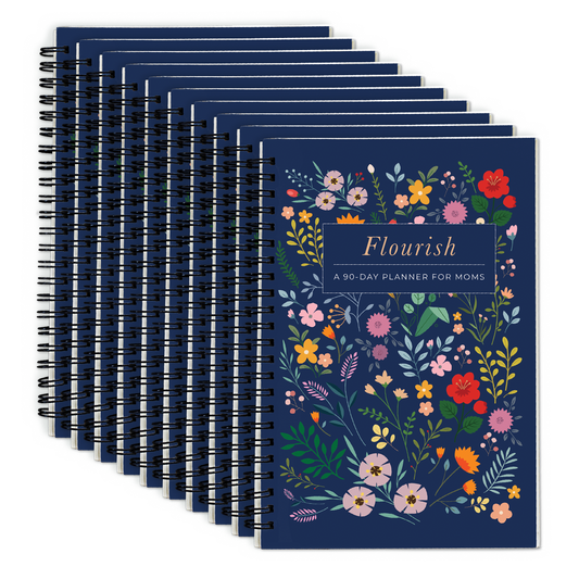 Flourish: A 90-Day Planner for Moms 10-Pack