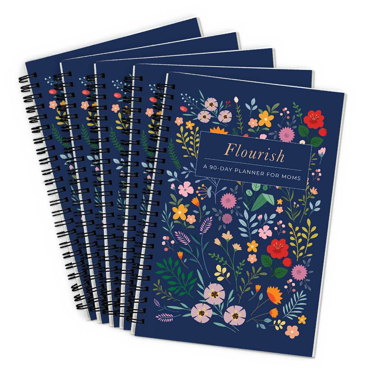 Flourish: A 90-Day Planner for Moms 5-Pack
