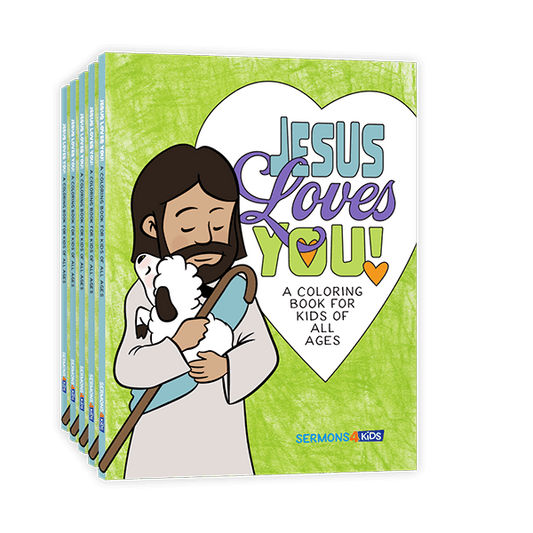 Jesus Loves You Coloring Book - Good Shepherd 5-Pack