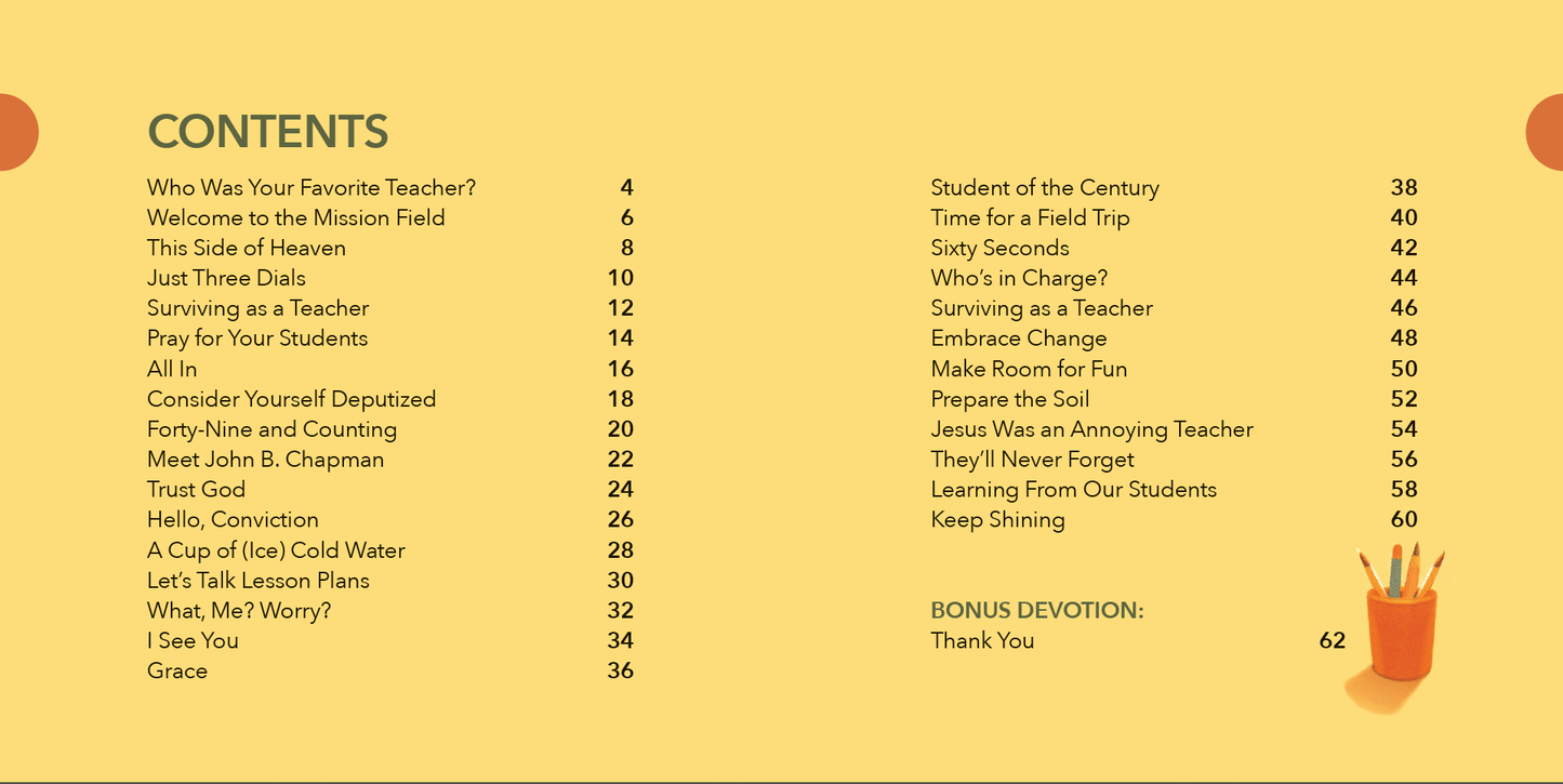 30 Devotions for Teachers - Gift Book