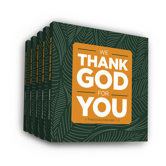 We Thank God for You — 5-Pack of Volunteer Gift Books