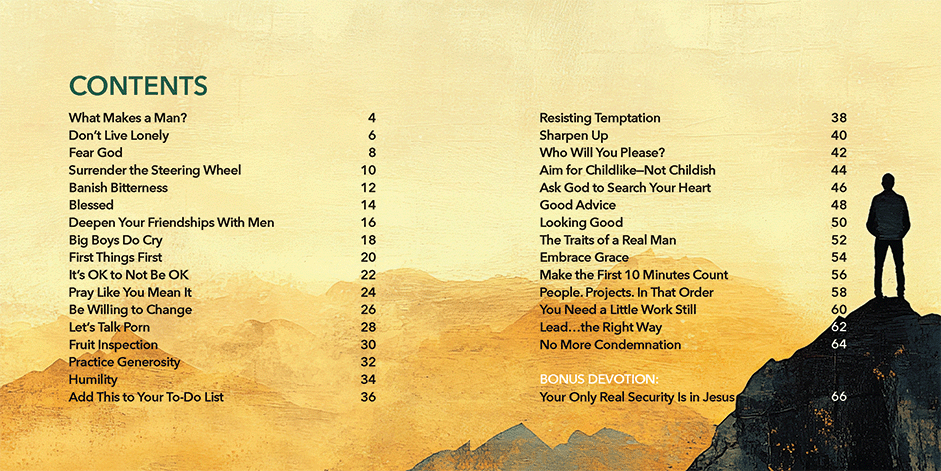 30 Devotions for Men — 20 Pack of Gift Books